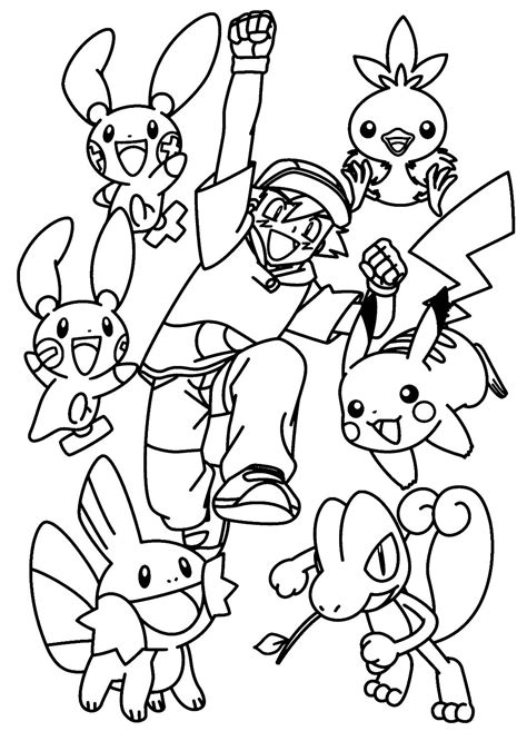 desenhos do pokemon para imprimir e colorir